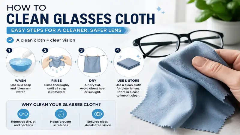 how to clean glasses cloth guide with easy steps for clear and streak-free lenses
