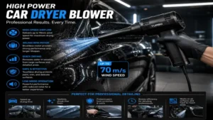 high power car dryer blower with professional detailing performance and strong wind speed