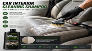 car interior cleaning shampoo safely cleaning and restoring the appearance of leather car seats