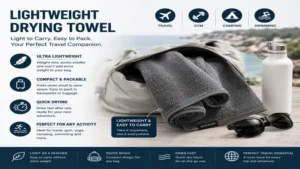 drying towel with lightweight compact design ideal for travel gym camping and swimming