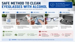 Safe method for cleaning eyeglasses while answering can you clean glasses with alcohol.