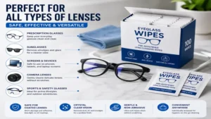 Best eyeglass wipes formulated to clean anti-reflective and blue light coated lenses without damage.