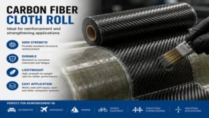 Carbon fiber cloth roll applied for reinforcement and strengthening purposes