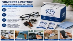 Eco-friendly best eyeglass wipes offering effective lens cleaning while reducing environmental impact.