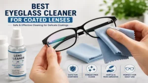 Best eyeglass cleaner for coated lenses used to gently clean prescription glasses